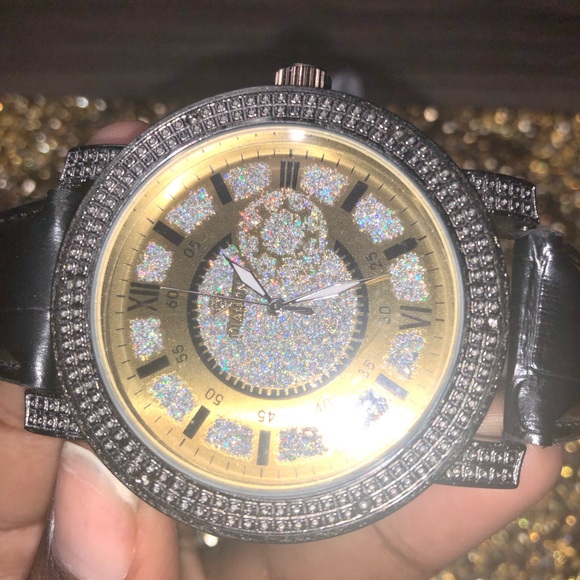 Real diamond watch for men, Gift for men, Father’s Day sale, natural diamond HOT - Picture 3 of 5